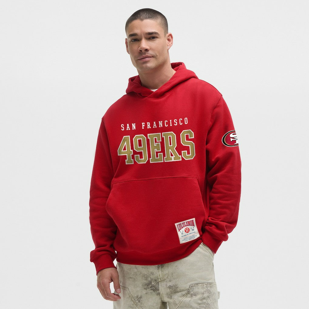 San Francisco 49ers lululemon Steady State Pullover Hoodie - College Crimson - NFL