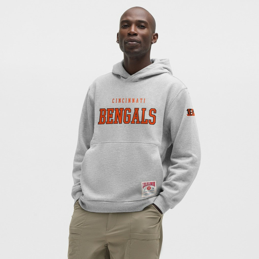 Cincinnati Bengals lululemon Steady State Pullover Hoodie - Heathered Silver Drop - NFL