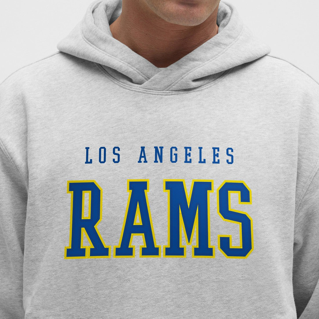 Los Angeles Rams lululemon Steady State Pullover Hoodie - Heathered Silver Drop - NFL