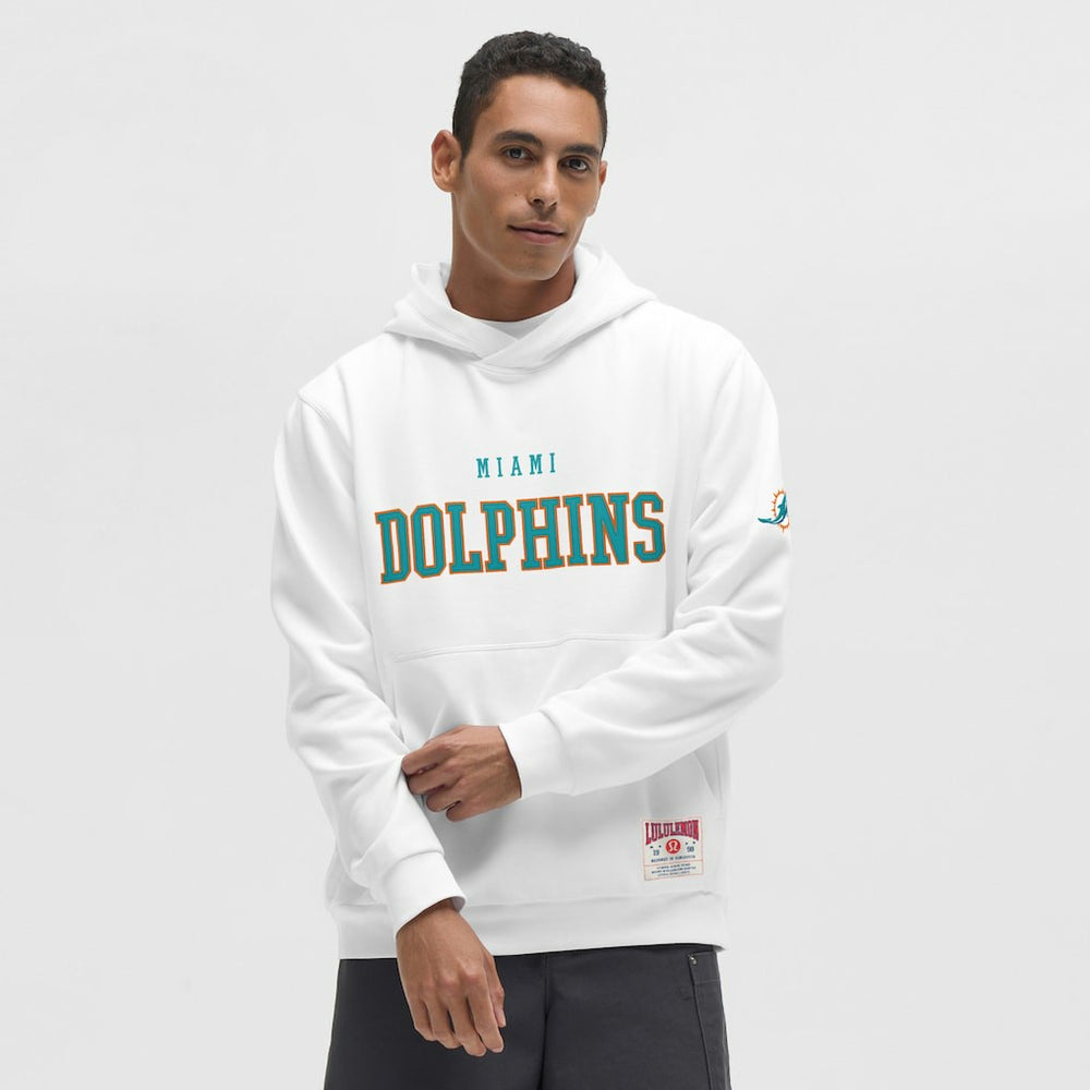 Miami Dolphins lululemon Steady State Pullover Hoodie - White - NFL