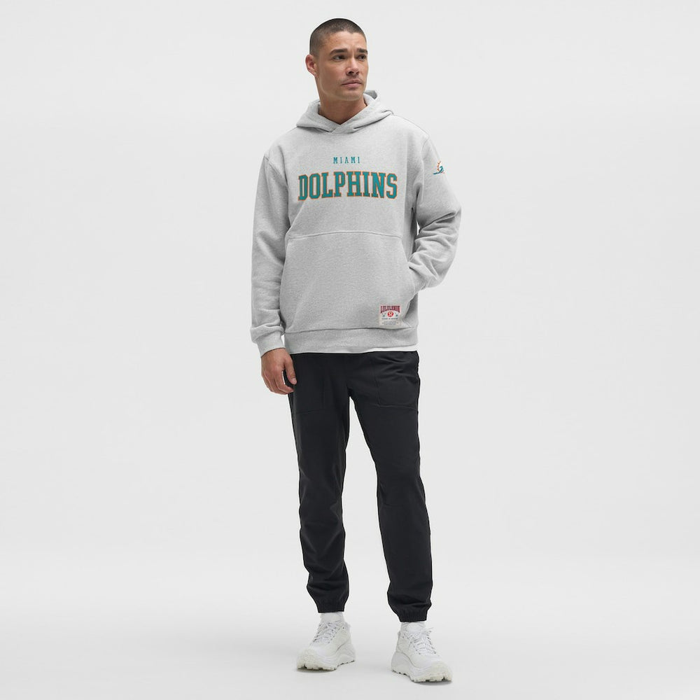 Miami Dolphins lululemon Steady State Pullover Hoodie - Heathered Silver Drop - NFL