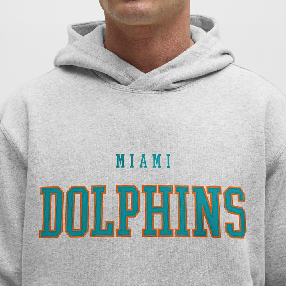 Miami Dolphins lululemon Steady State Pullover Hoodie - Heathered Silver Drop - NFL