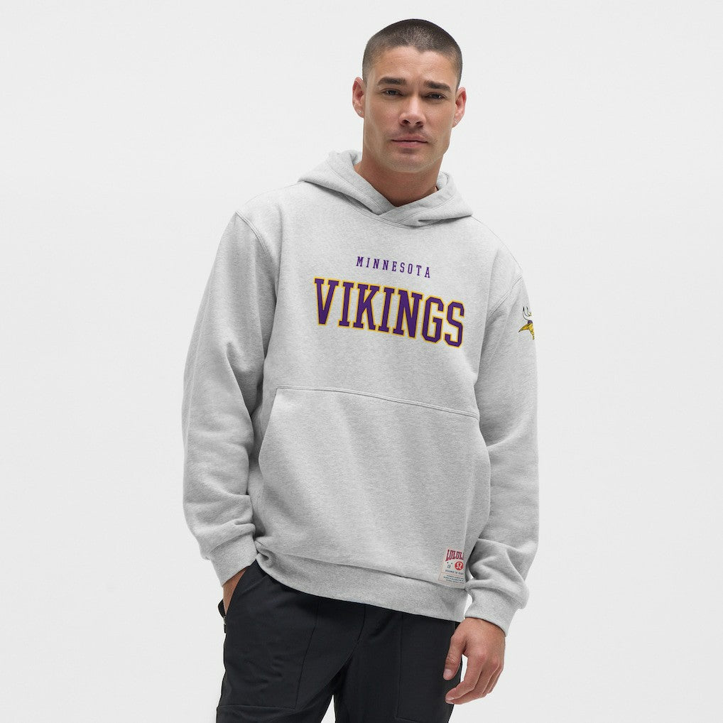 Minnesota Vikings lululemon Steady State Pullover Hoodie - Heathered Silver Drop - NFL