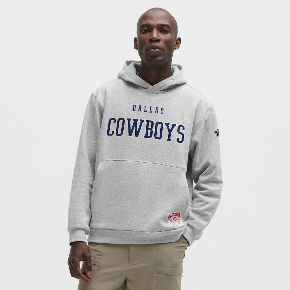 Dallas Cowboys lululemon Steady State Pullover Hoodie - Heathered Silver Drop - NFL