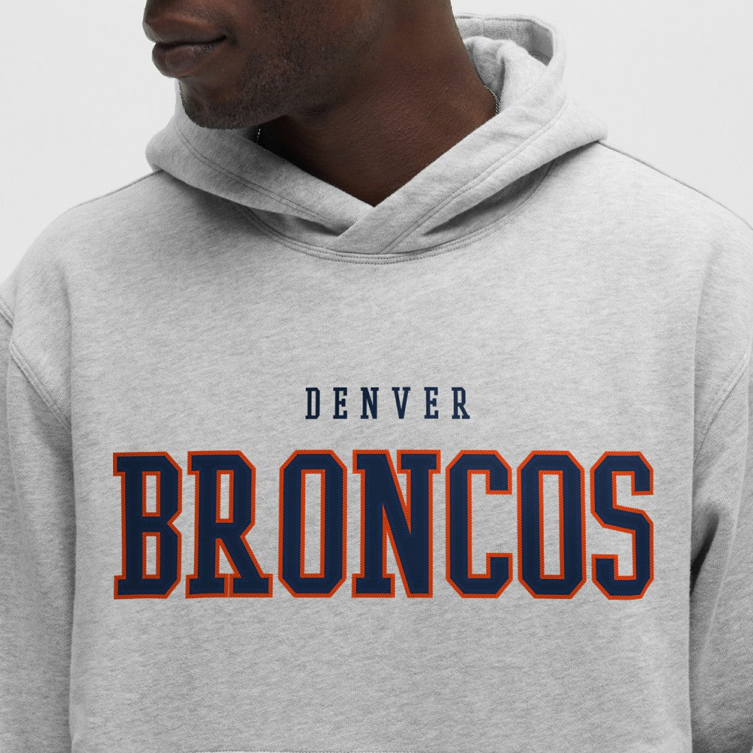 Denver Broncos lululemon Steady State Pullover Hoodie - Heathered Silver Drop - NFL