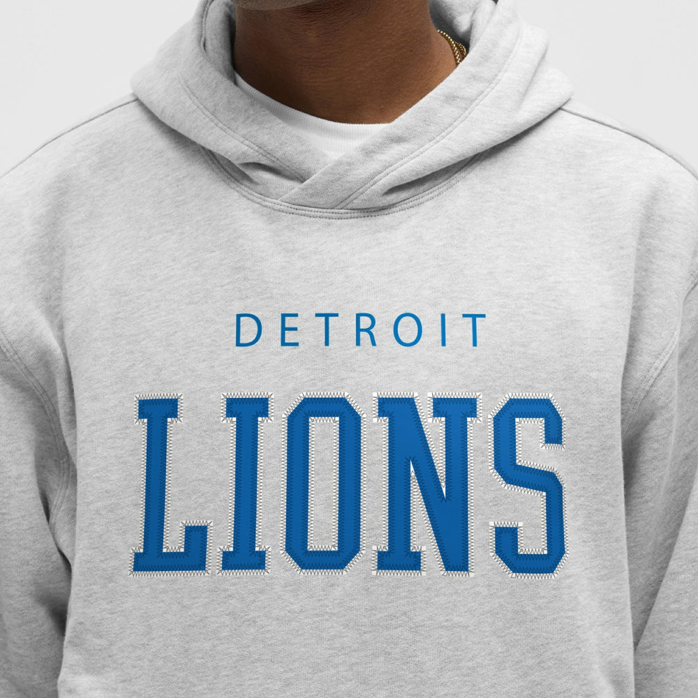 Detroit Lions lululemon Steady State Pullover Hoodie - Heathered Silver Drop - NFL