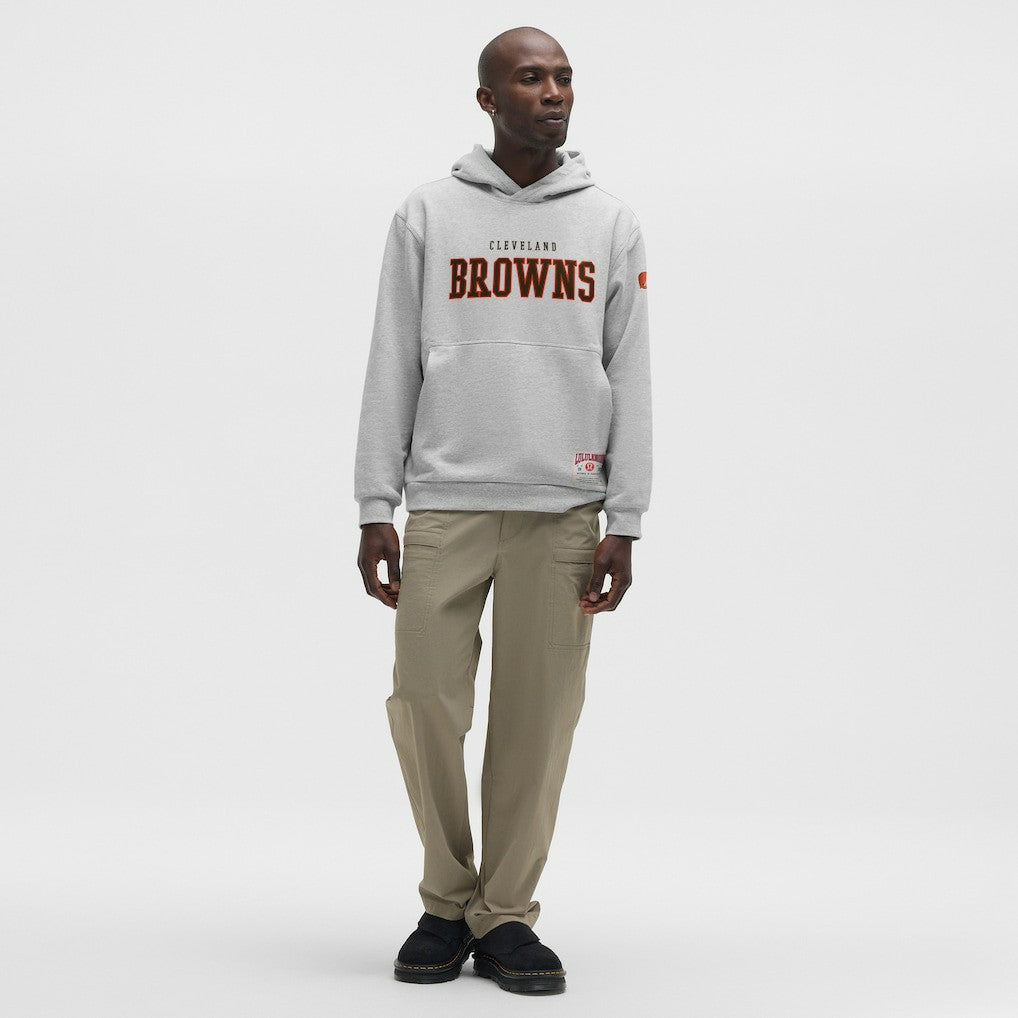 Cleveland Browns lululemon Steady State Pullover Hoodie - Heathered Silver Drop - NFL