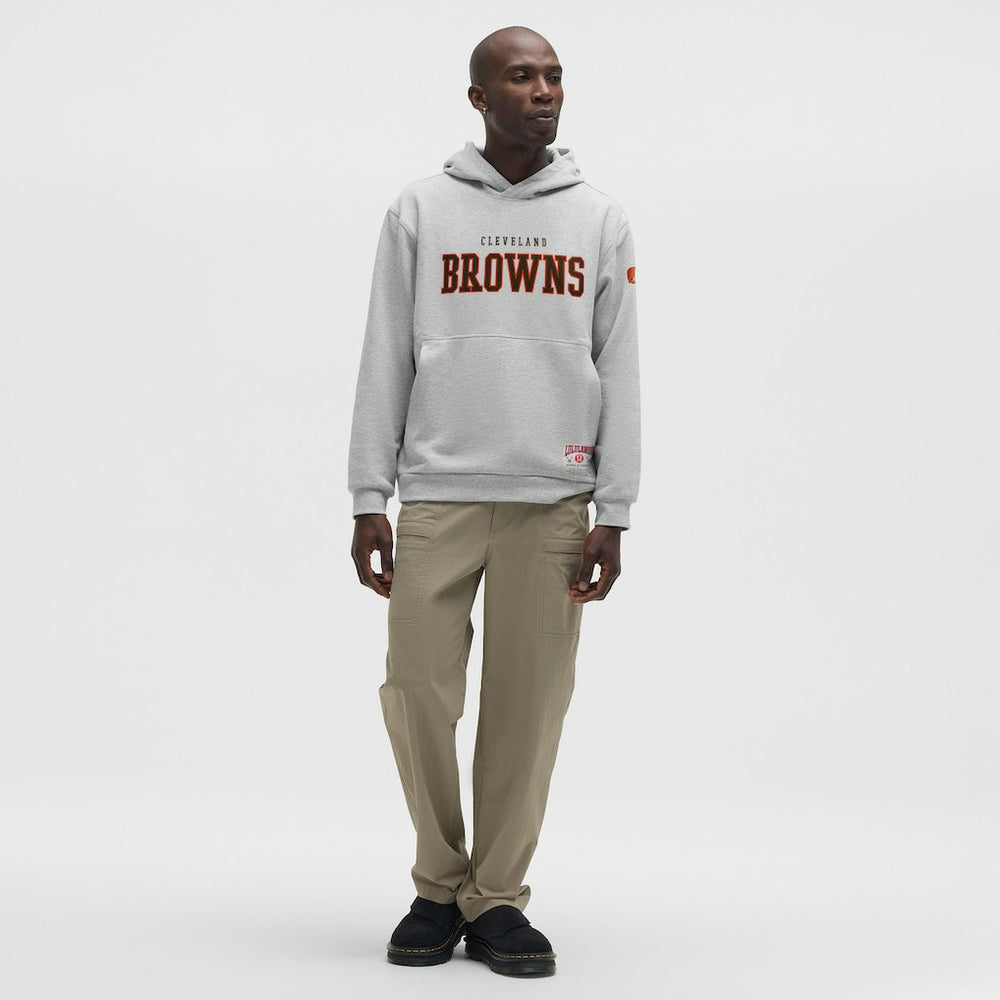Cleveland Browns lululemon Steady State Pullover Hoodie - Heathered Silver Drop - NFL