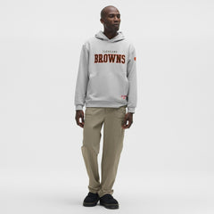 Cleveland Browns lululemon Steady State Pullover Hoodie - Heathered Silver Drop - NFL
