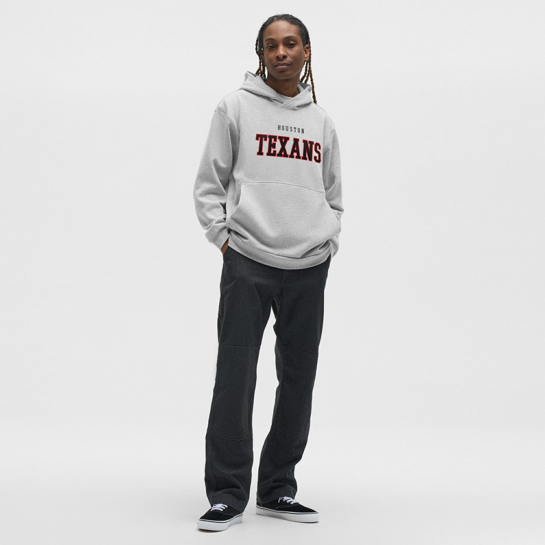 Houston Texans lululemon Steady State Pullover Hoodie - Heathered Silver Drop - NFL