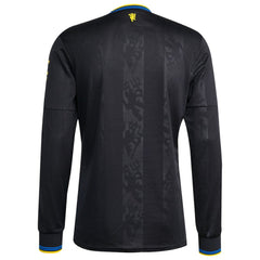 Adidas - Manchester United 2025/26 Third Replica Long Sleeve Jersey - Black