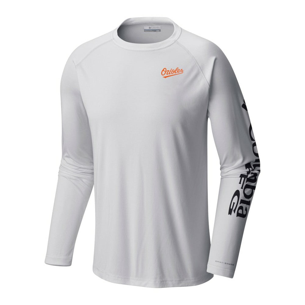 Baltimore Orioles Columbia Terminal Tackle Long Sleeve Shirt Sale