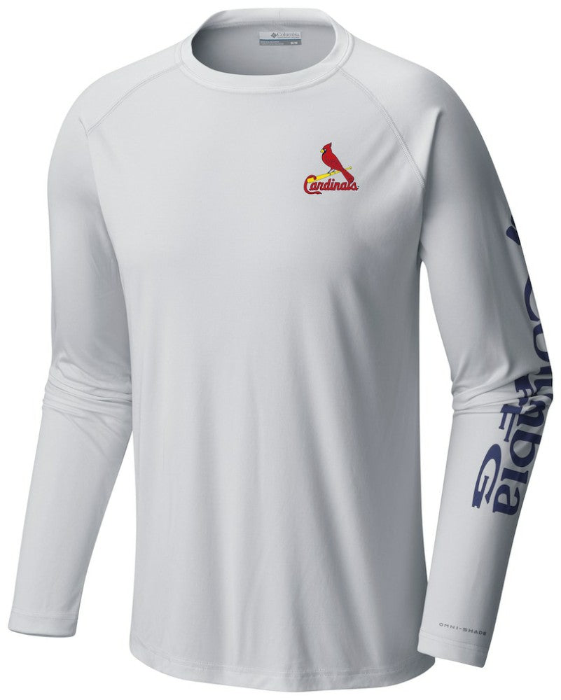 St. Louis Cardinals Columbia Terminal Tackle Long Sleeve Shirt Outlet