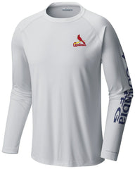 St. Louis Cardinals Columbia Terminal Tackle Long Sleeve Shirt Outlet
