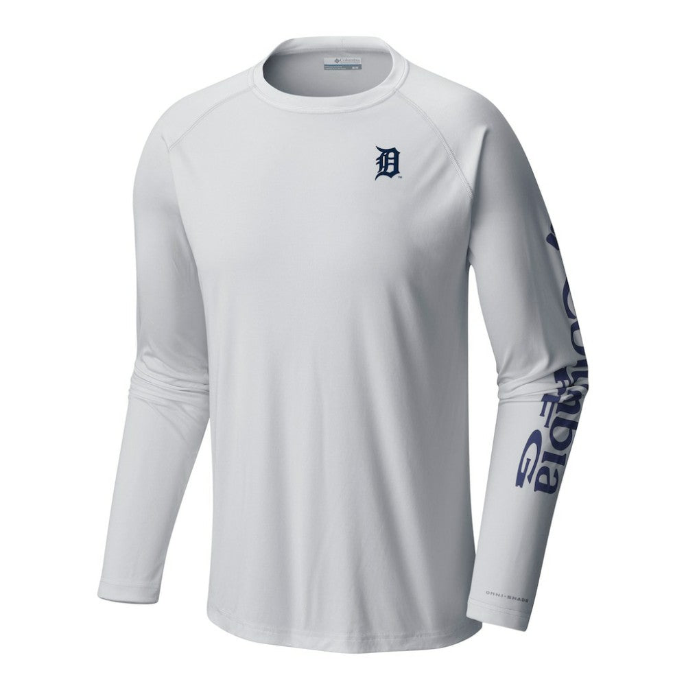 Detroit Tigers Columbia Terminal Tackle Long Sleeve Shirt Sale
