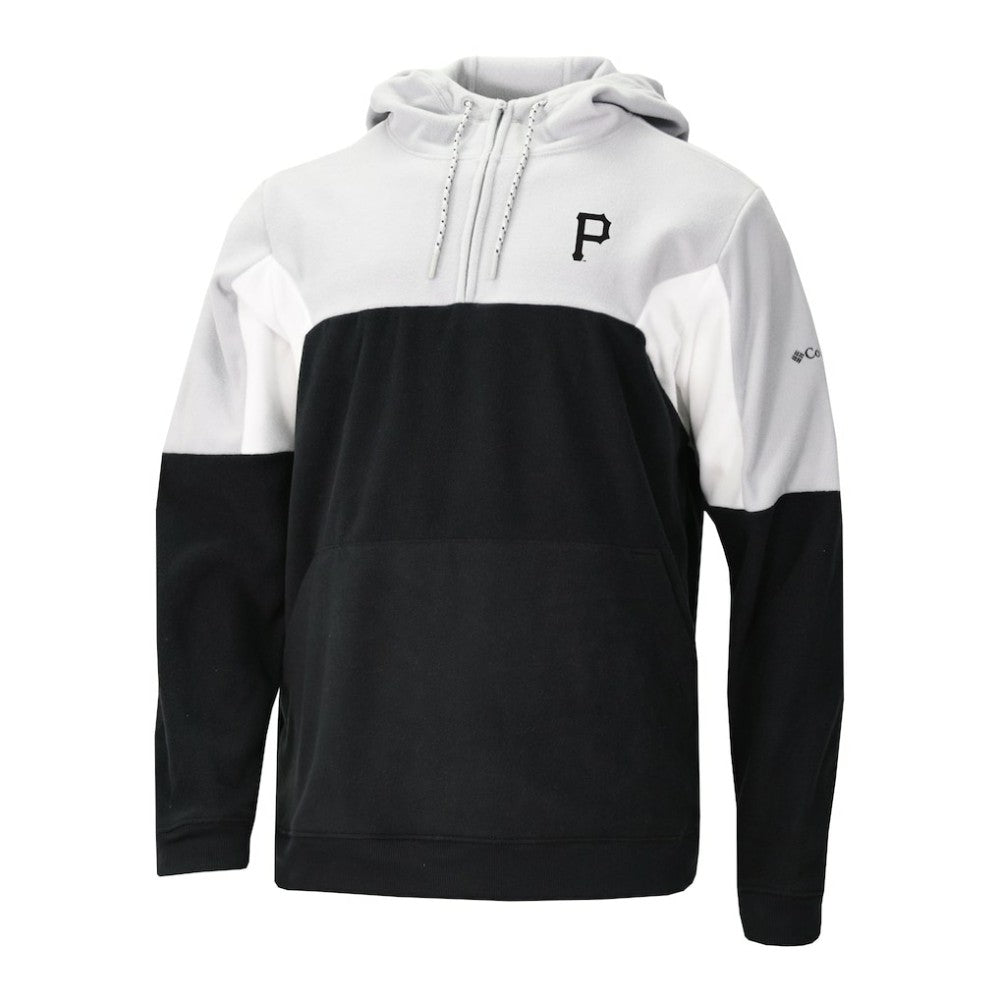 Pittsburgh Pirates Columbia Men's Lodge Fleece Quarter-Zip Hoodie Discount