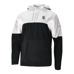 San Diego Padres Columbia Men's Lodge Fleece Quarter-Zip Hoodie Outlet