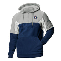 Houston Astros Columbia Men's Lodge Fleece Quarter-Zip Hoodie Outlet