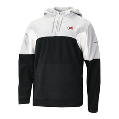 Cincinnati Reds Columbia Men's Lodge Fleece Quarter-Zip Hoodie for sale