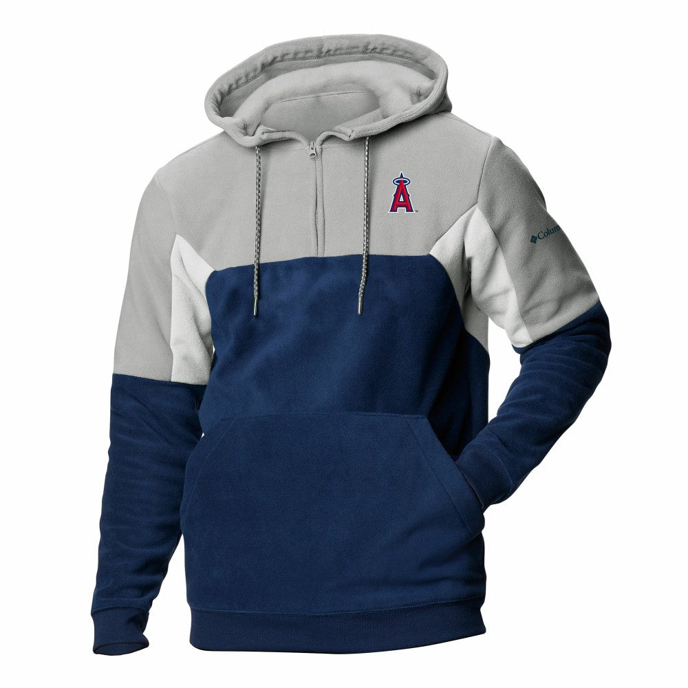 Los Angeles Angels Columbia Men's Lodge Fleece Quarter-Zip Hoodie Near Me