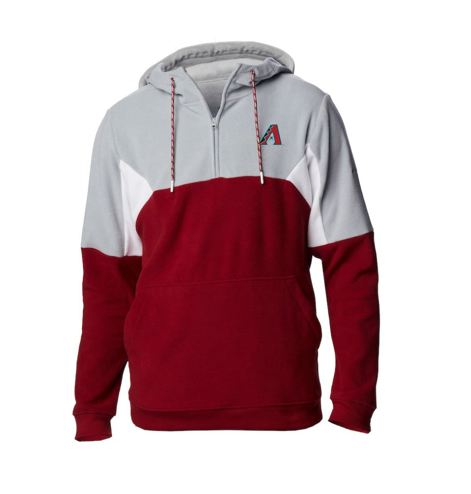 Arizona Diamondbacks Columbia Lodge Fleece Quarter-Zip Hoodie Outlet
