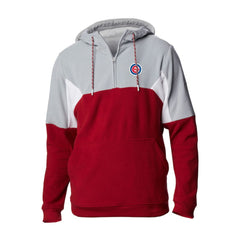 Chicago Cubs Columbia Men's Lodge Fleece Quarter-Zip Hoodie Outlet