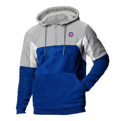 Chicago Cubs Columbia Men's Lodge Fleece Quarter-Zip Hoodie Sale