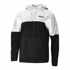 Miami Marlins Columbia Lodge Fleece Quarter-Zip Hoodie for sale
