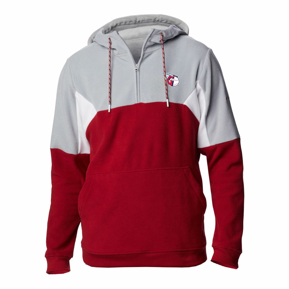 Cleveland Guardians Columbia Men's Lodge Fleece Quarter-Zip Hoodie for sale