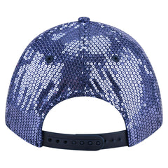 Dallas Cowboys New Era Women's Sequin 9FORTY Adjustable Hat - Navy - NFL