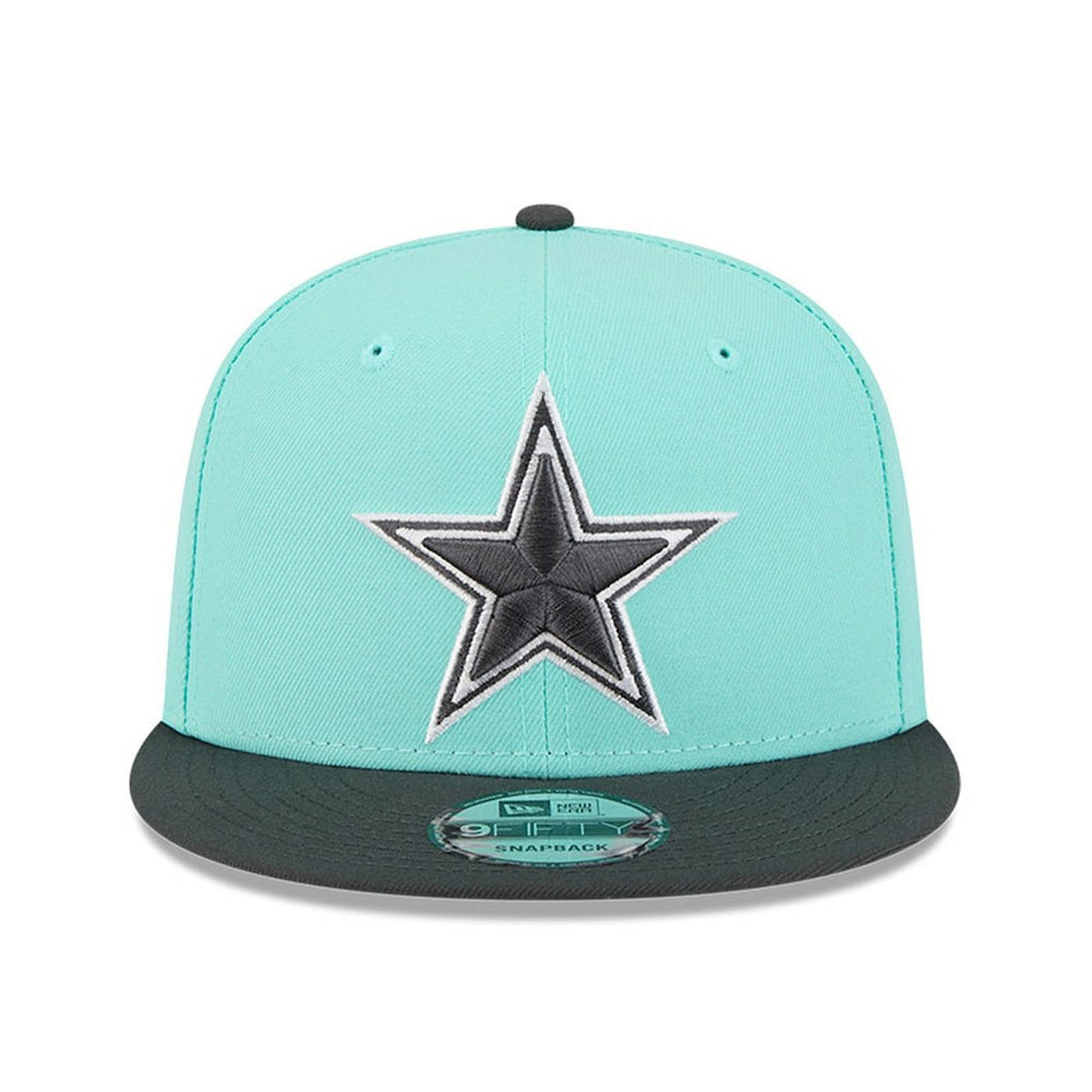 Dallas Cowboys New Era Two-Tone Color Pack 9FIFTY Snapback Hat - Light Blue/Navy - NFL