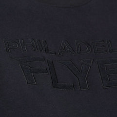 Philadelphia Flyers Mitchell & Ness Phantom Fleece Crew Neck Sweatshirt - Black | NHL Clearance