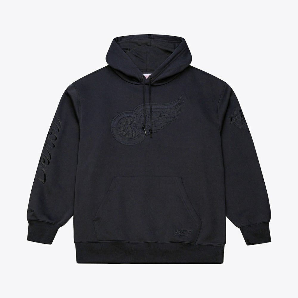 Detroit Red Wings Mitchell & Ness Phantom Fleece Hoodie - Black | NHL on sale