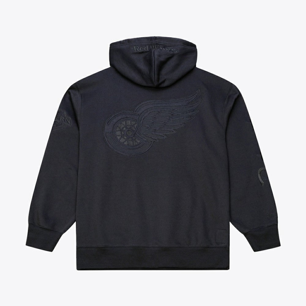 Detroit Red Wings Mitchell & Ness Phantom Fleece Hoodie - Black | NHL on sale