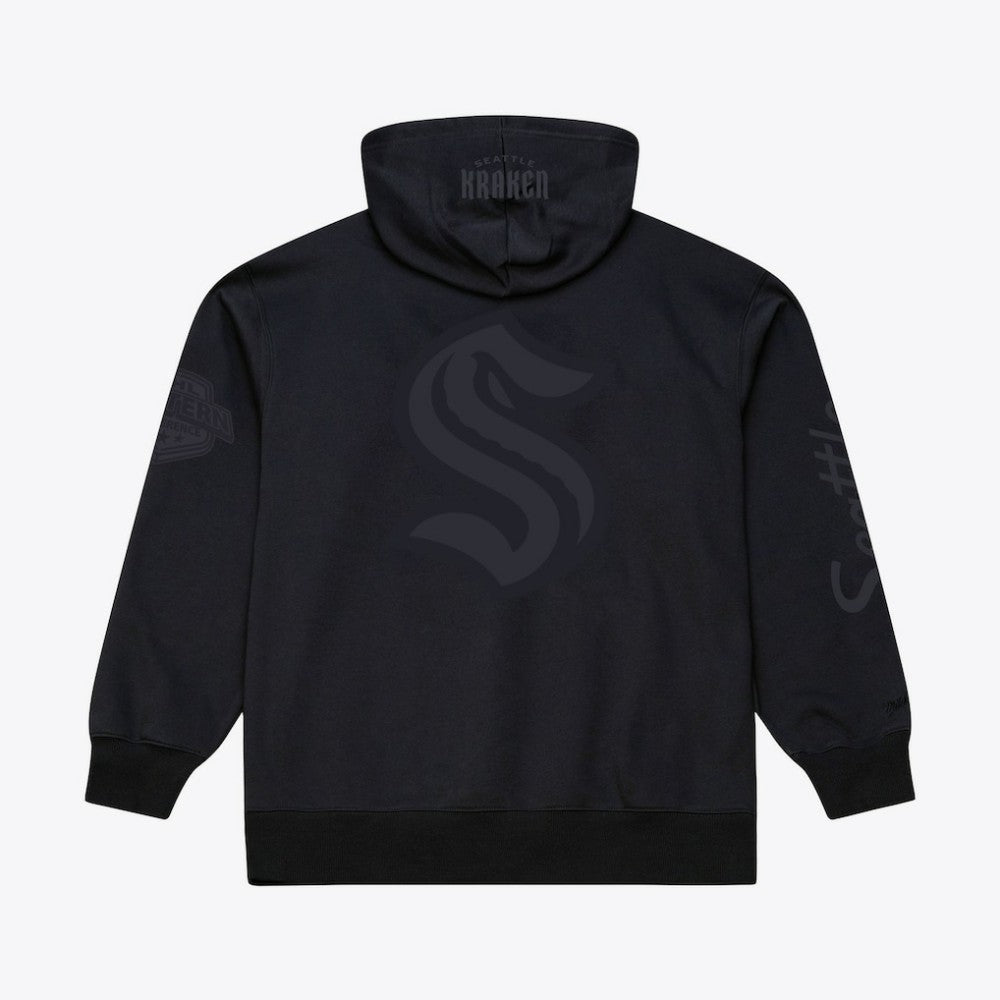 Seattle Kraken Mitchell & Ness Phantom Fleece Hoodie - Black | NHL near me