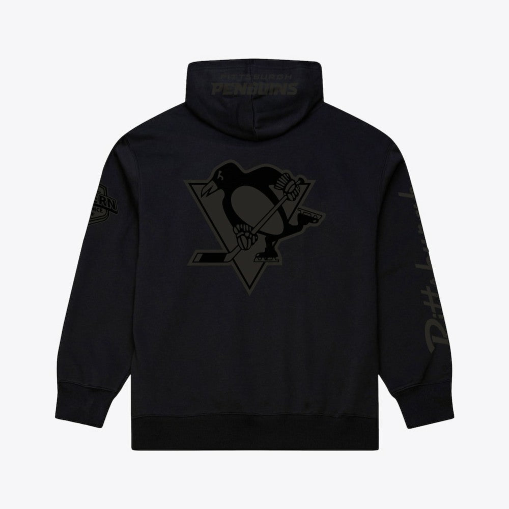 Pittsburgh Penguins Mitchell & Ness Phantom Fleece Hoodie - Black | NHL Lifestyle