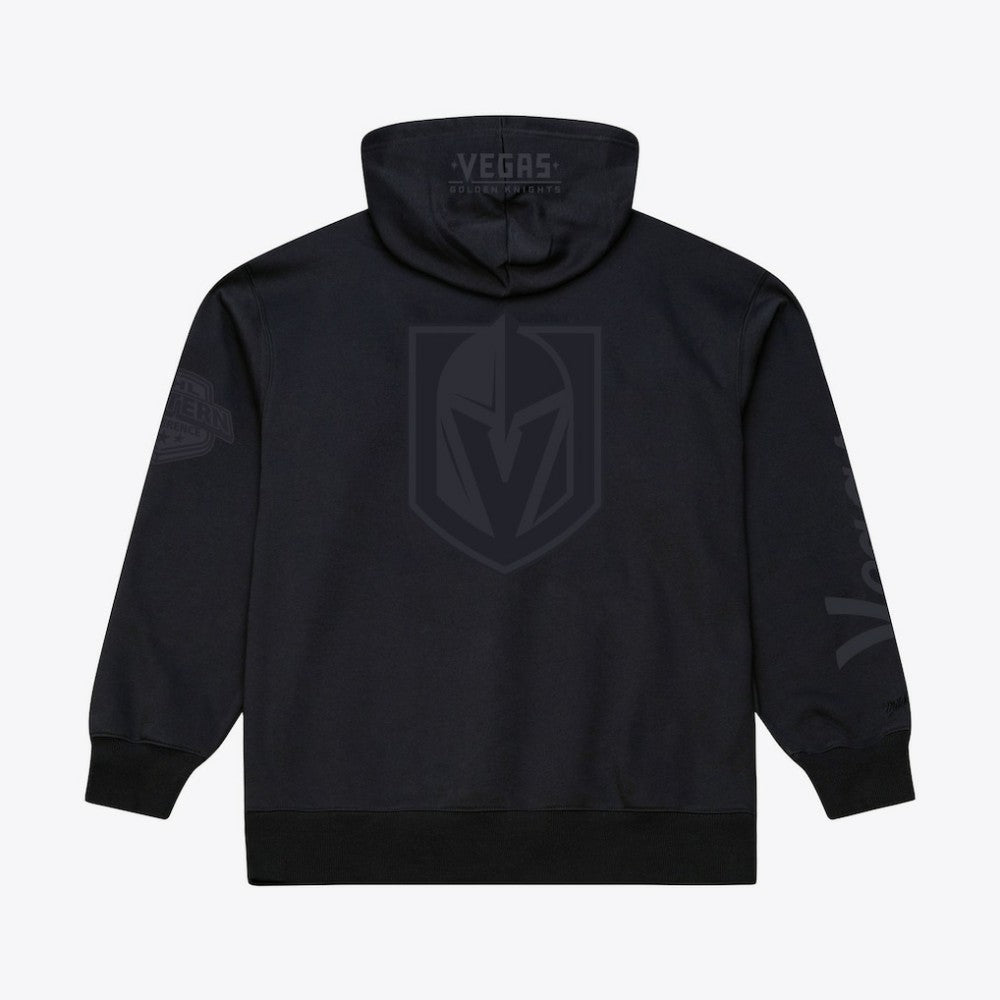 Vegas Golden Knights Mitchell & Ness Phantom Fleece Hoodie - Black | NHL Lifestyle