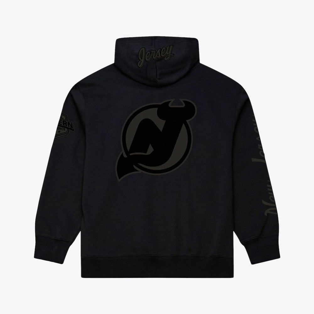 New Jersey Devils Mitchell & Ness Phantom Fleece Hoodie - Black | NHL sale
