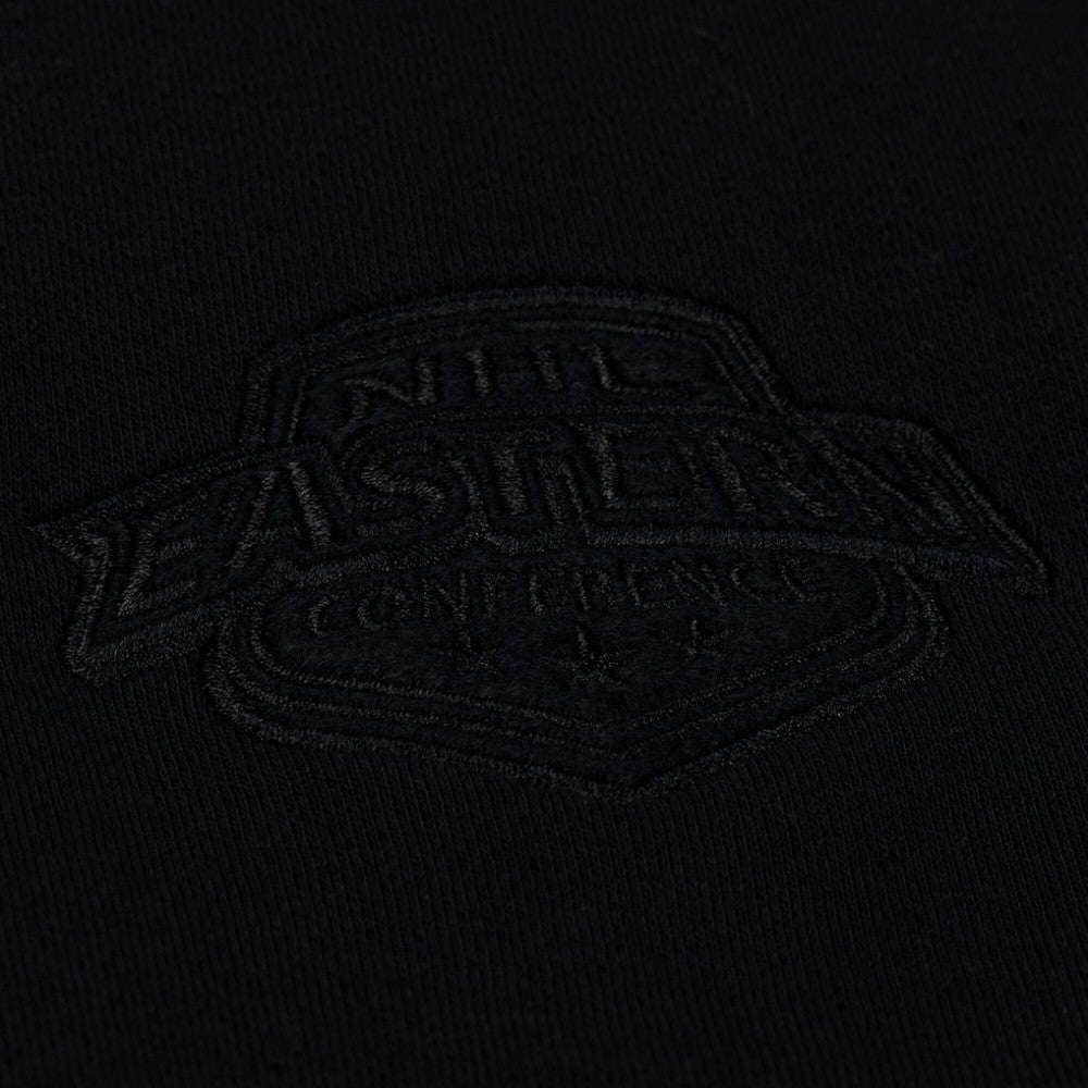 Detroit Red Wings Mitchell & Ness Unisex Phantom Fleece Crew Neck Sweatshirt - Black | NHL Clearance