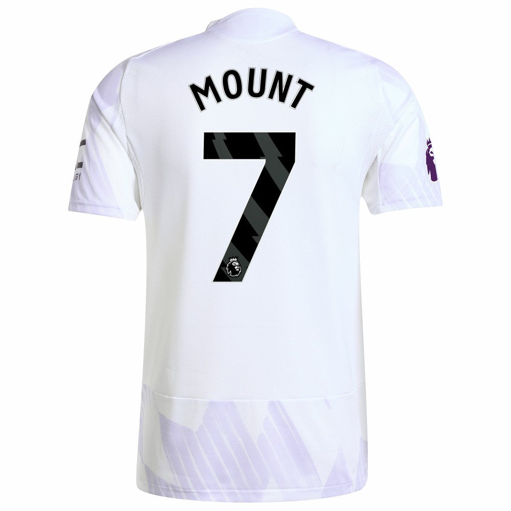 Adidas - Mason Mount Manchester United 2025/26 Away Player Jersey - White