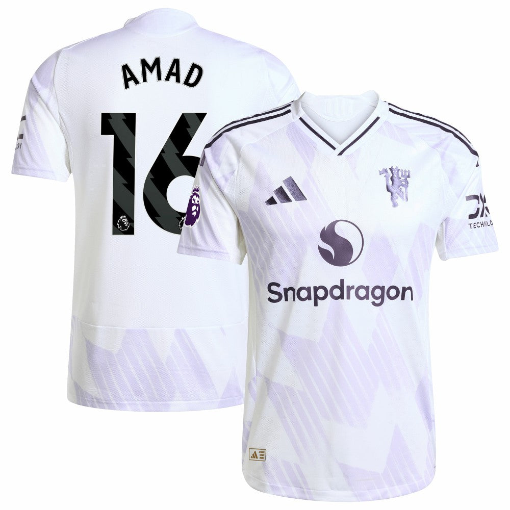Adidas - Amad Diallo Manchester United 2025/26 Away Player Jersey - White