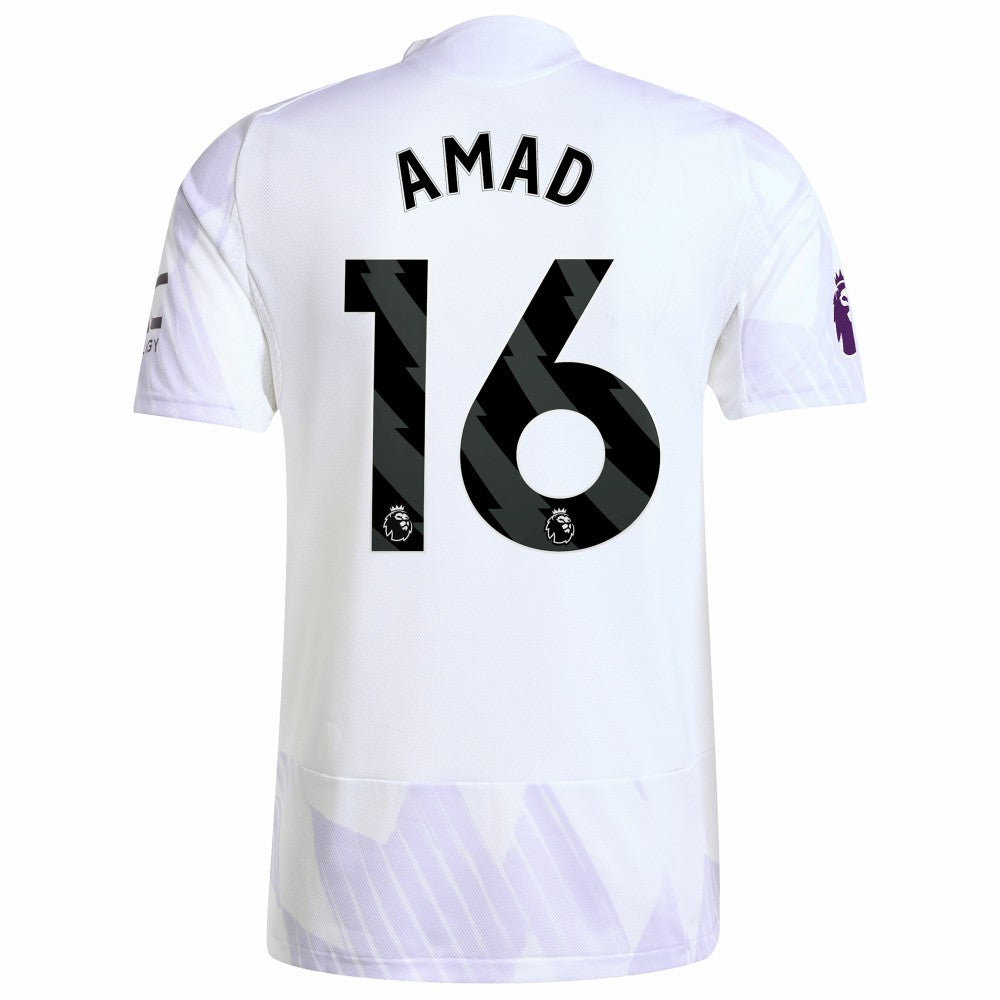 Adidas - Amad Diallo Manchester United 2025/26 Away Player Jersey - White