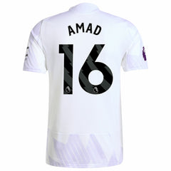 Adidas - Amad Diallo Manchester United 2025/26 Away Player Jersey - White