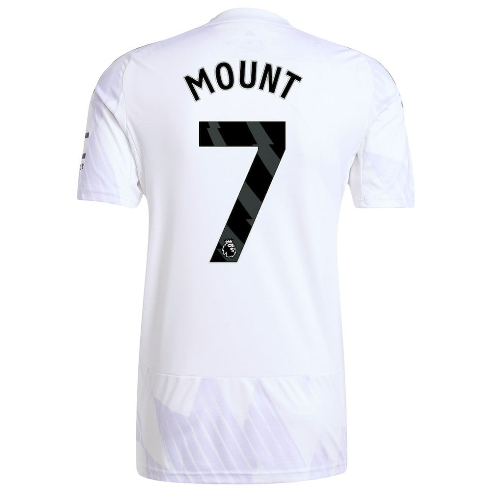 Adidas - Mason Mount Manchester United 2025/26 Away Replica Player Jersey - White