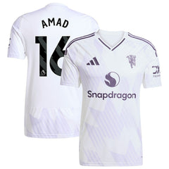 Adidas - Amad Diallo Manchester United 2025/26 Away Replica Player Jersey - White