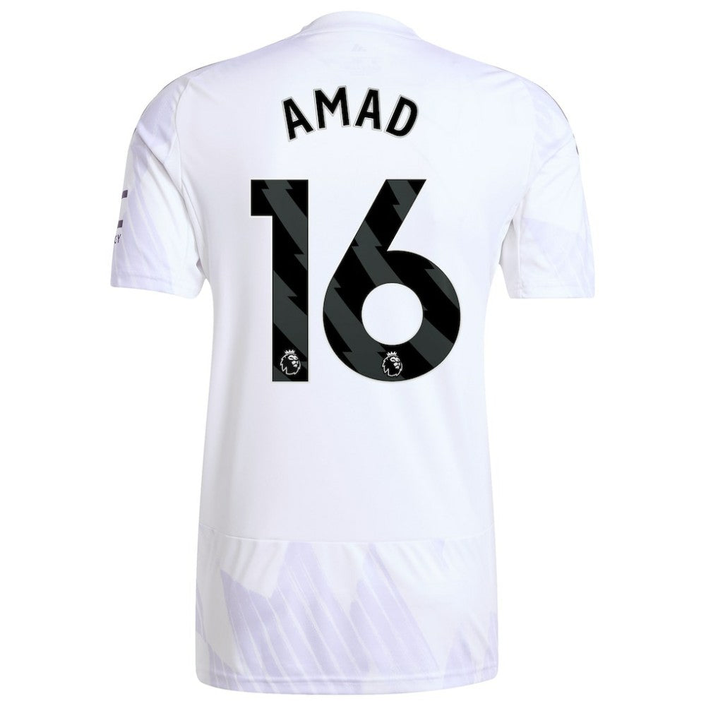 Adidas - Amad Diallo Manchester United 2025/26 Away Replica Player Jersey - White