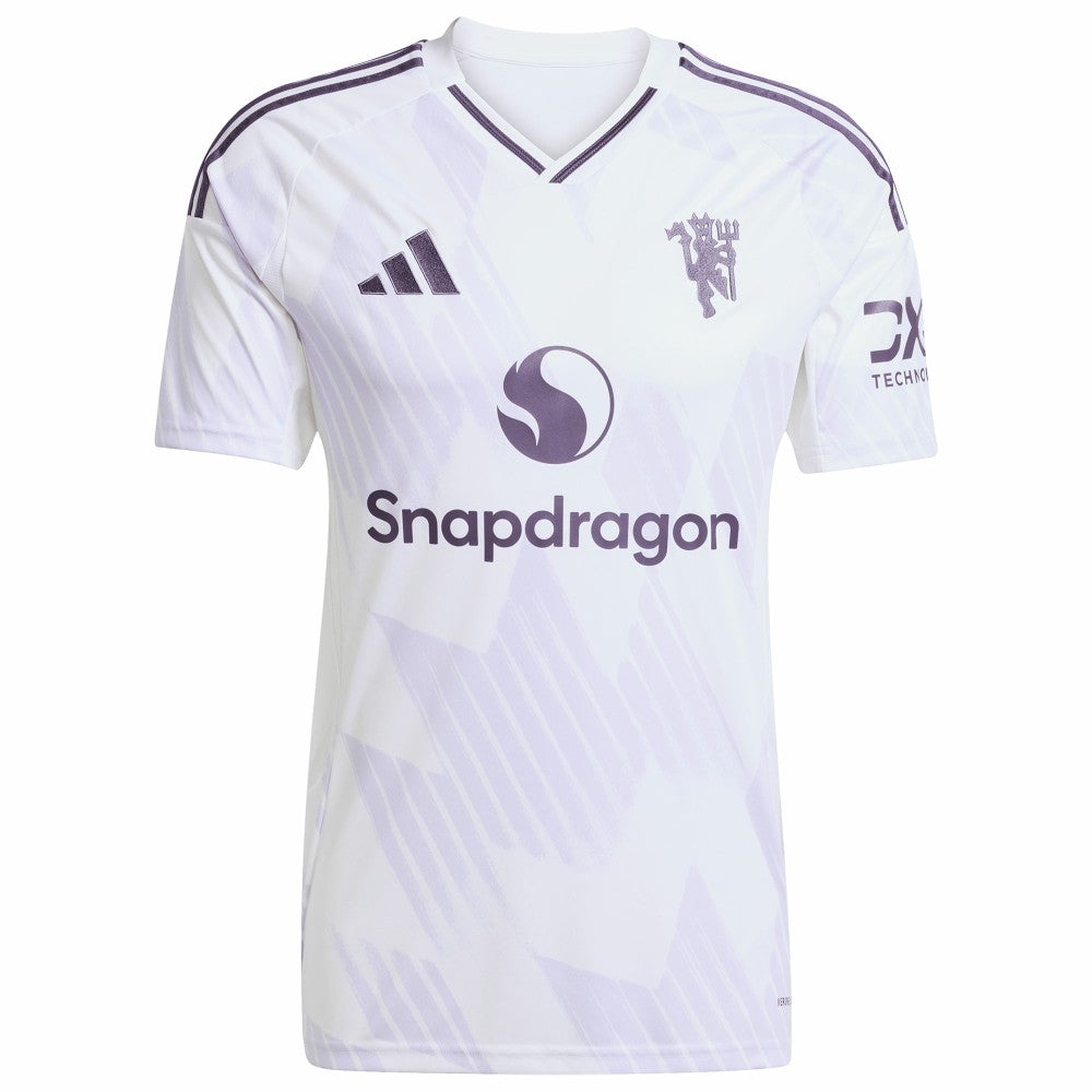 Adidas - Kobbie Mainoo Manchester United 2025/26 Away Replica Player Jersey - White