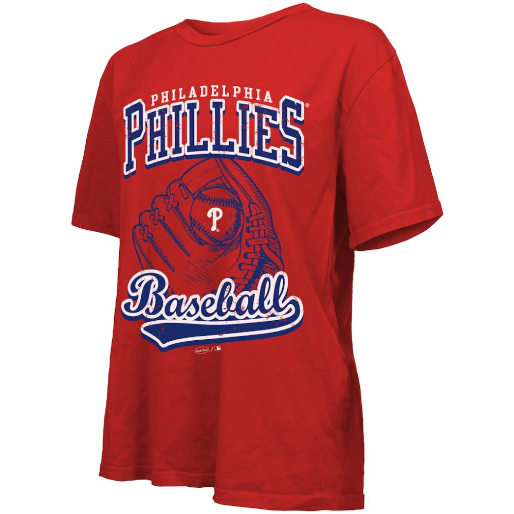 Philadelphia Phillies Majestic Threads Women's Oversized First Base T-Shirt Near Me