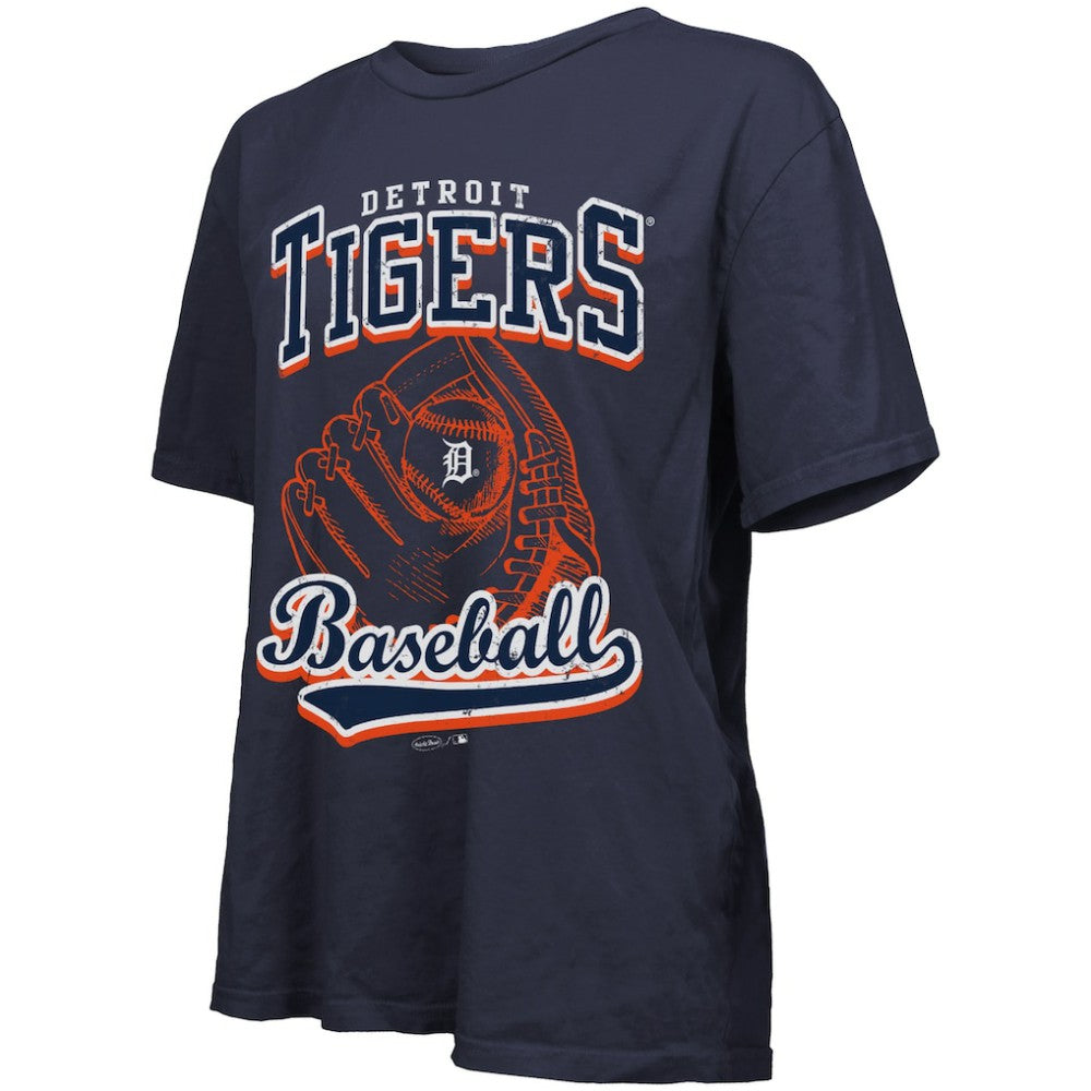 Detroit Tigers Majestic Threads Women's Oversized First Base T-Shirt Discount