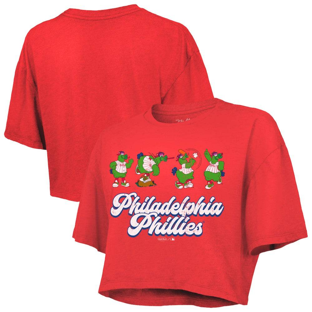 Philadelphia Phillies Majestic Threads Women's Boxy Crop T-Shirt for sale
